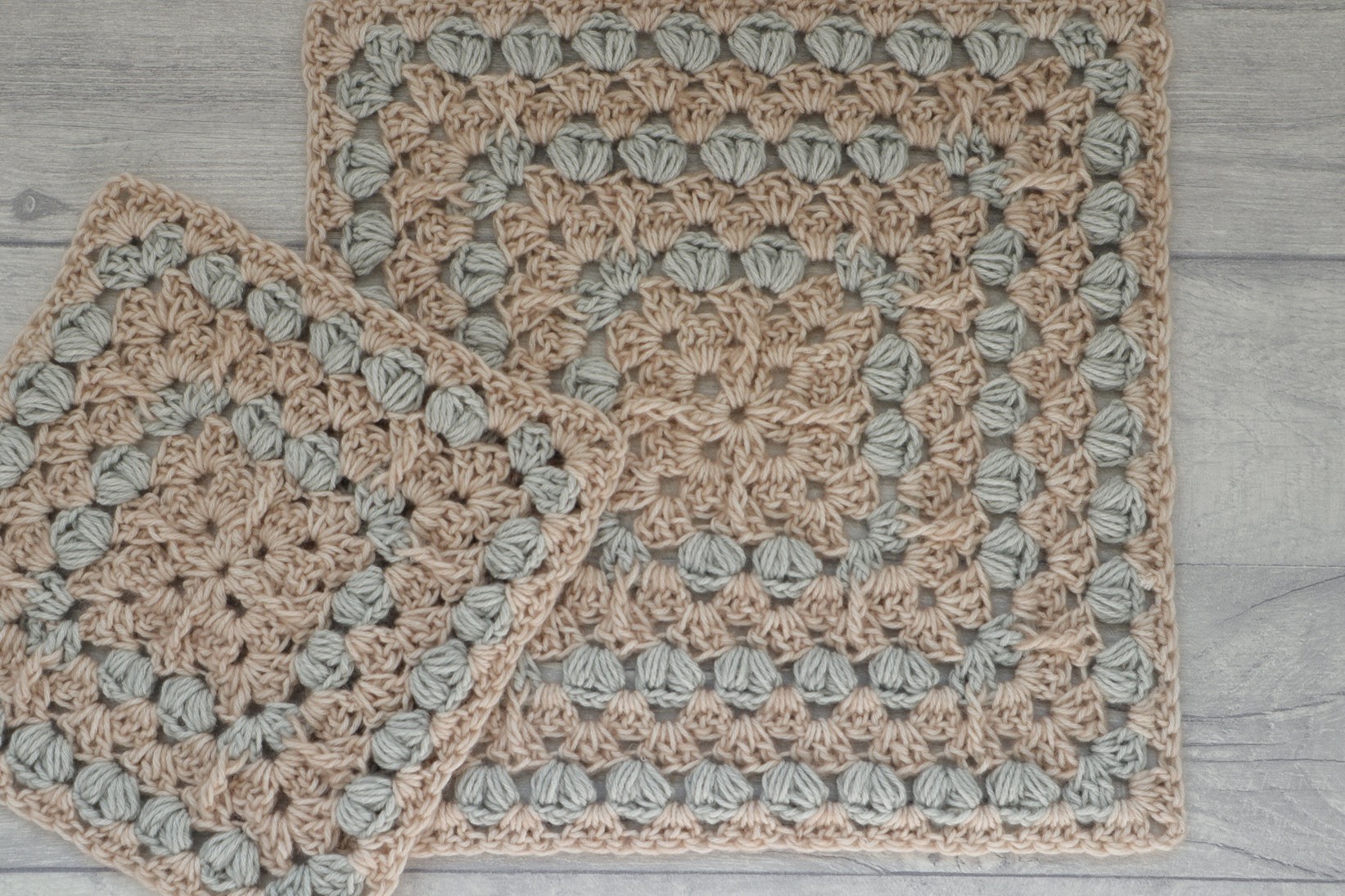 Textured Puff Granny Square